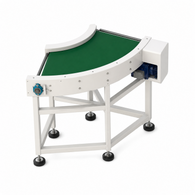90&deg;转弯平皮带输送机